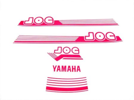 DECAL SET JOG /LARGE/ RED