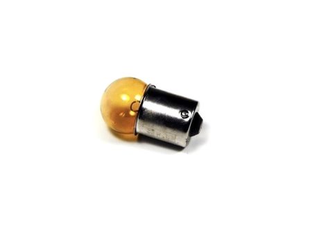 BULB 12V 10W BA15S YELLOW