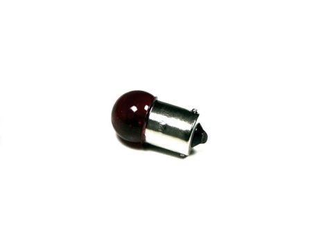 BULB 12V 5W BA15S RED