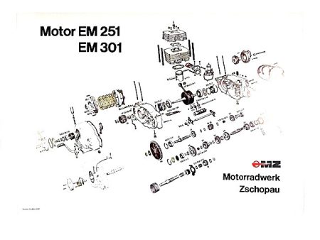 ILLUSTRATION OF REPAIRS ETZ250