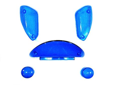 TAIL LAMP SET AEROX BLUE