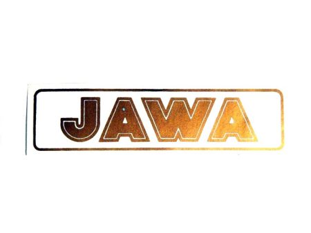 DECAL F. FUEL TANK JAWA /GOLD/