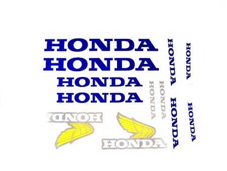 DECAL SET HONDA /BLUE/