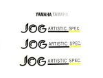 DECAL SET JOG ARTISTIC /BLACK-YELLOW/