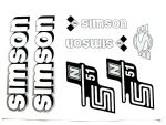 DECAL SET N51 /WHITE-SILVER/