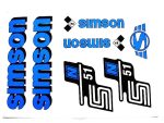 DECAL SET N51 /BLUE/