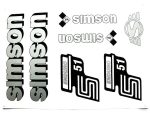 DECAL SET ENDURO /SILVER/