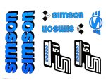 DECAL SET ENDURO /BLUE/