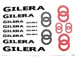 DECAL SET GILERA /BLACK-RED/