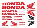 DECAL SET HONDA /RED/