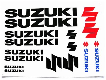 DECAL SET SUZUKI /BLACK/