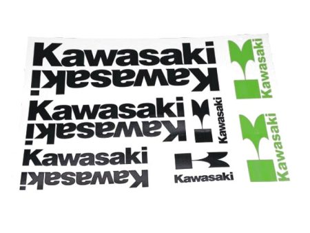 DECAL SET KAWASAKI /BLACK/