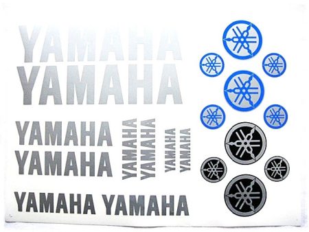 DECAL SET YAMAHA /SILVER/