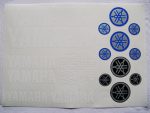 DECAL SET YAMAHA /WHITE/