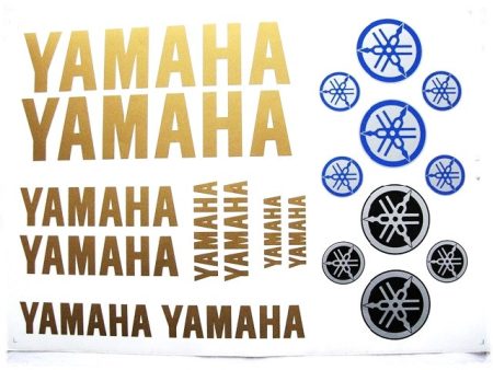 DECAL SET YAMAHA /GOLD/