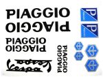 DECAL SET PIAGGIO /BLACK/