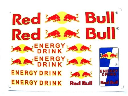 DECAL SET RED BULL