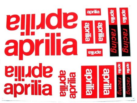 DECAL SET APRILIA /RED/