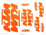 DECAL SET KTM /ORANGE/