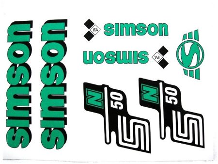 DECAL SET N50 /GREEN/