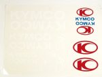 DECAL SET KYMCO /WHITE/