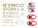 DECAL SET KYMCO /SILVER/