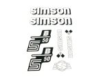 DECAL SET S50B /WHITE/