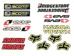 DECAL SET FOX,KAYABA,BRIDGESTONE