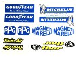 DECAL SET GOODYEAR,MICHELIN,THOR