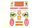 DECAL SET FERRARI,SHELL,MAGNETI MARELLI