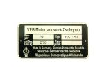 NAMEPLATE /ES150/