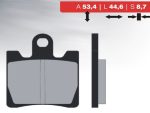 BRAKE PAD SET AN250-400