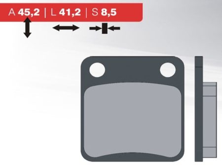 BRAKE PAD SET QUAD