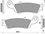 BRAKE PAD SET YZ