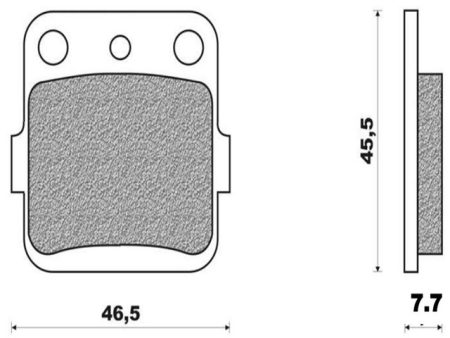 BRAKE PAD SET QUAD