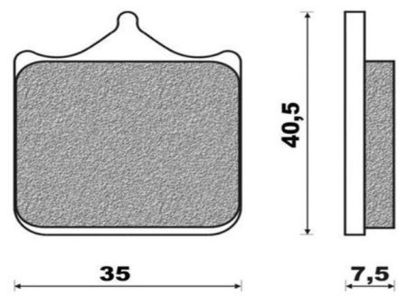 BRAKE PAD SET EXL,LC4