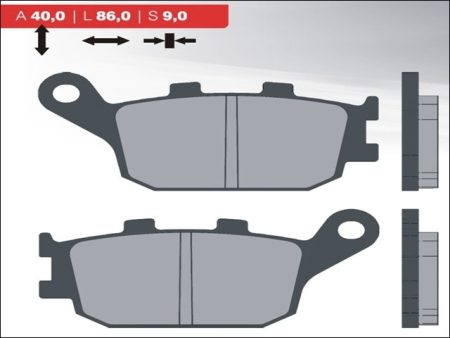 BRAKE PAD SET GSF,SV