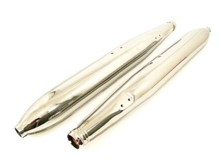 MUFFLER CHROME PAIR