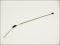 REAR BRAKE CABLE 435/625 MM