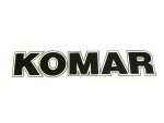 DECAL F. FUEL TANK KOMAR /BLACK/