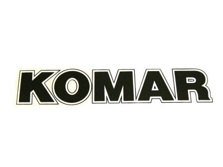 DECAL F. FUEL TANK KOMAR /BLACK/