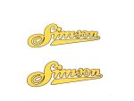 DECAL F. FUEL TANK "SIMSON" PAIR