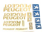 DECAL SET PEUGEOT BIG /GOLD/