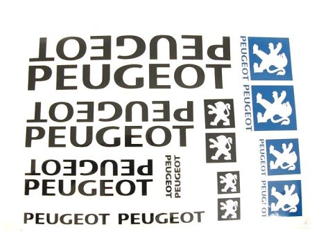 DECAL SET PEUGEOT BIG /BLACK/