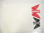 DECAL SET HONDA /WHITE/