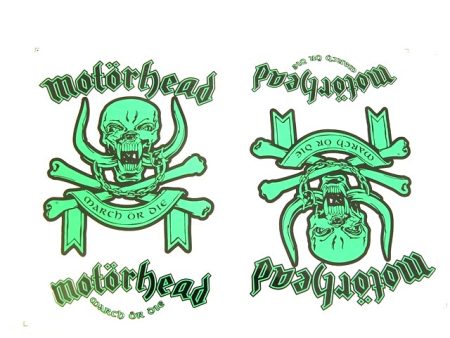 DECAL SET MOTÖRHEAD /GREEN/