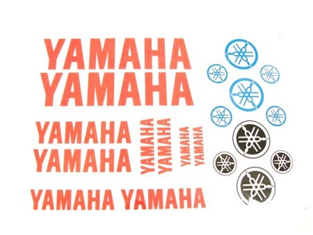 DECAL SET YAMAHA /RED/