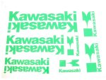 DECAL SET KAWASAKI /GREEN/