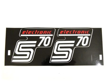 DECAL /RED/ PAIR ELEKTRONIK