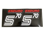 DECAL /RED/ PAIR ENDURO